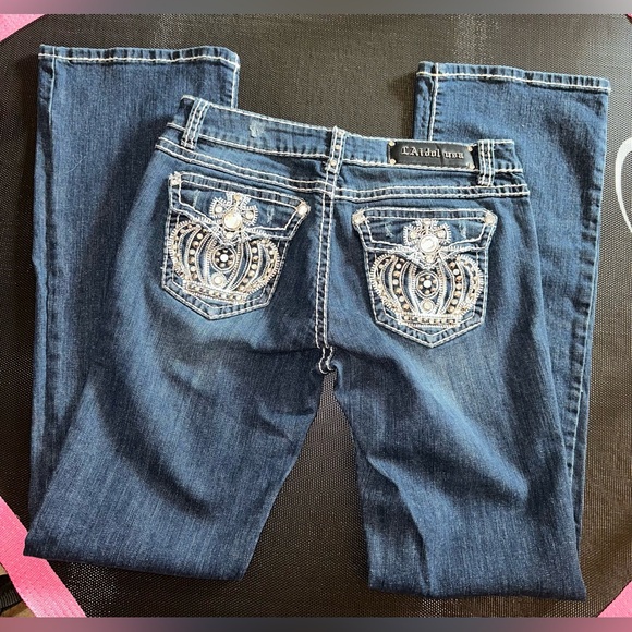 LA Idol Bling Crown Jean - Picture 5 of 6